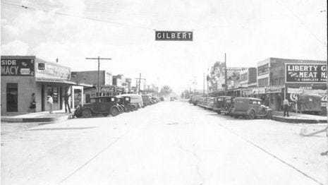 photo of DT Gilbert looking south from Page